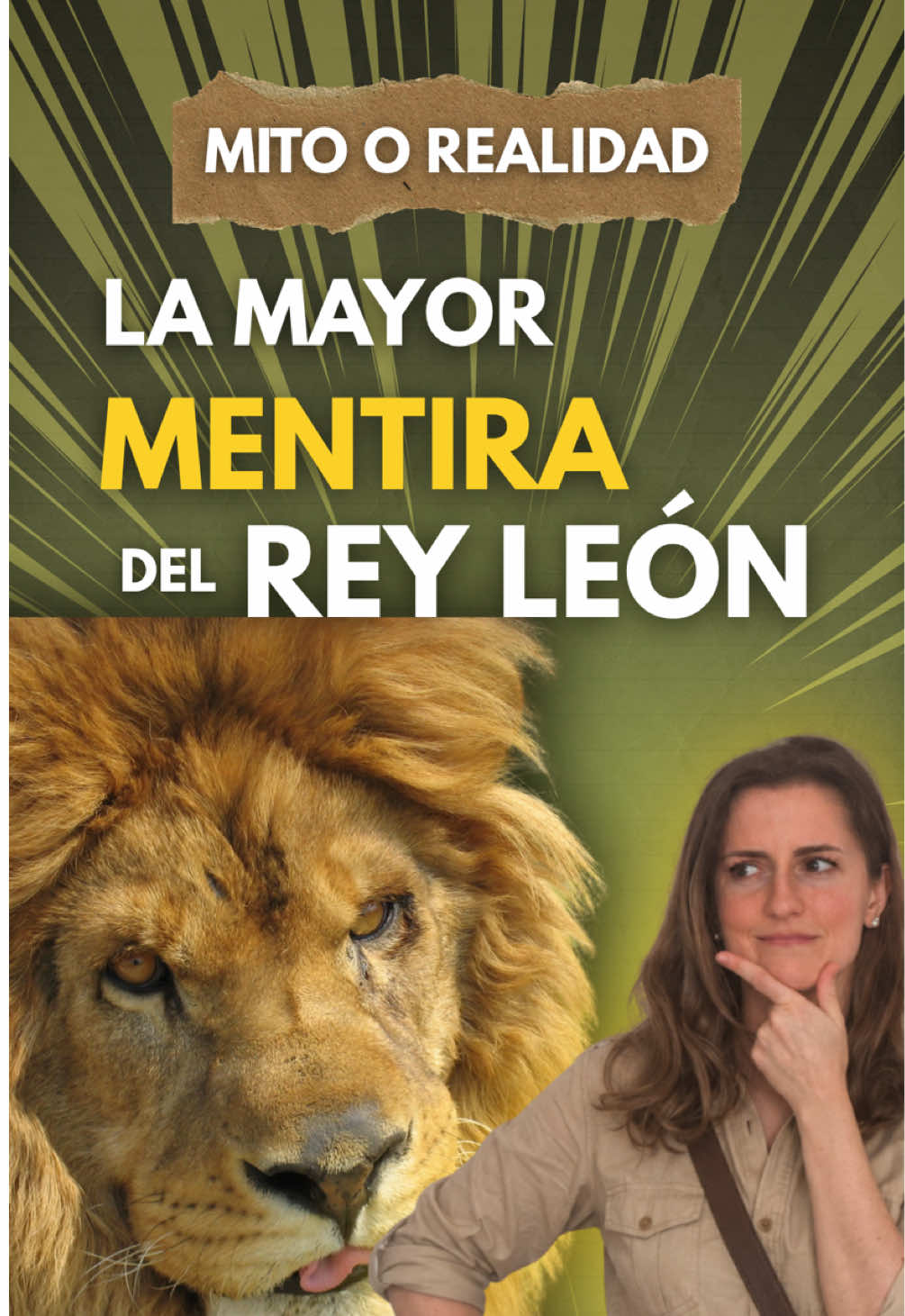 🦁 La mayor mentira sobre los leones… quizá sea El Rey León. Aunque solemos imaginar a un macho gobernando la manada, el núcleo estable está formado por varias generaciones de leonas emparentadas. Ellas permanecen toda la vida en el mismo territorio, cazan cooperativamente, crían juntas a los cachorros e incluso sincronizan los partos. Los machos, en cambio, suelen permanecer solo unos años antes de ser sustituidos por otra coalición. En algunos parques, como el Parque de la Naturaleza de Cabárceno, este comportamiento se ha podido observar muy bien: las leonas forman grupos matrilineales y normalmente no aceptan hembras adultas de otras familias. 📹 Los vídeos de Cabárceno pertenecen al canal de Zoom Wildlife en YouTube, de Manu Shetland (@manushetland), que tiene un contenido espectacular sobre fauna. 📍Los vídeos de leones salvajes son míos, grabados en el Parque Nacional Kruger, Sudáfrica. ¿Qué otro mito sobre animales te gustaría que desmontara? #leones #biología #faunasalvaje #CapCut #krugerpark