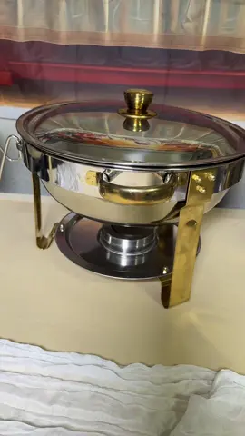 【DealsForYouDays】Professional Stainless Steel Chafing Dish 5QT Round Buffet Server & Warmer Rust Resistant Casserole Cooking Container 2 4 or 6 Pack Options##foodwarmer##chafing##buffet##party##homecare@@GARVEE@@Garvee Home Improvement
