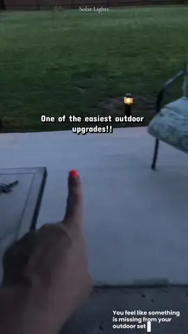 Outdoor Solar Lights!! Outdoor upgrade!! #solarlights #solarlightsoutdoor #outdoorupgrade #outdoorlighting 