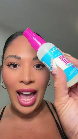 YES you heard me, we are GLUEING our makeup onto our face 🤫 @NYX Professional Makeup #nyxcosmetics #nyxdealsforyoudays #thefacegluesettingspray #dealsforyoudays #settingspray 