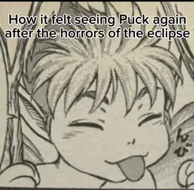 The return of the king. Seeing him with Rickert just before the eclipse really got going was also heartwarming. #berserk #berserkmanga #puckberserk #puck #berserkeclipse 