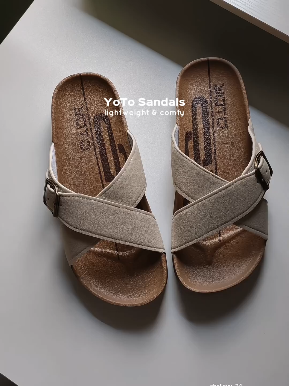 Lightweight strap sandals from Yoto 🤍 #sandals #yotosandals #sandalsforwomen #strapsandals #flatsandals 