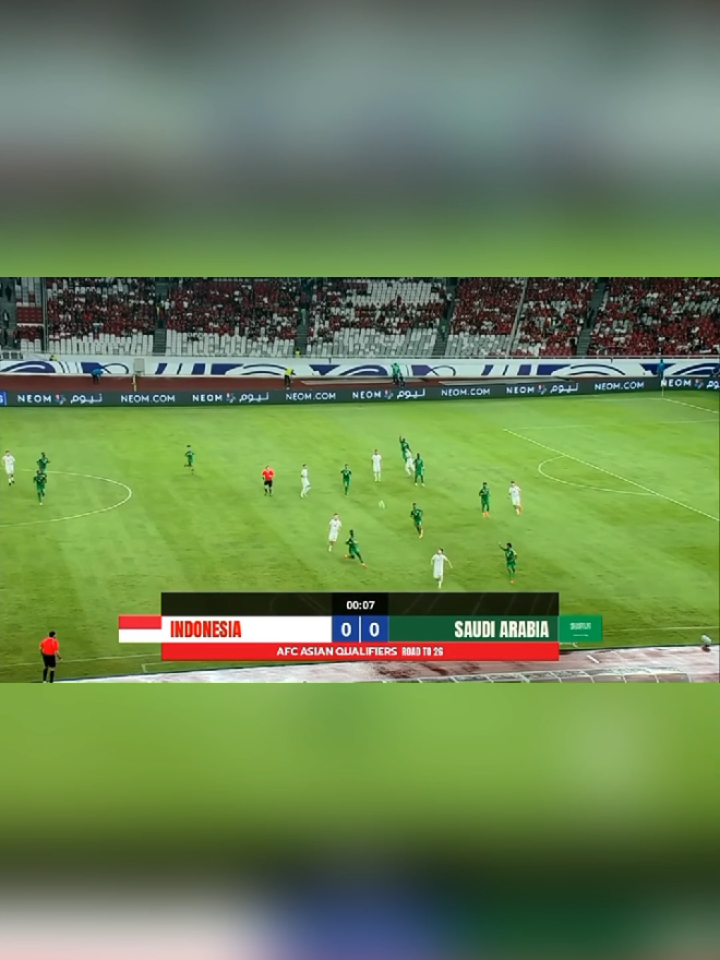 Flashback  kemenangan bersejarah Garuda! Indonesia sukses menaklukkan Arab Saudi 2-0 pada Kualifikasi Piala Dunia 2026. Momen yang tak akan terlupakan! 🇮🇩 Indonesia 2-0 Arab Saudi 🇸🇦 ⚽ 32' Marselino Ferdinan ⚽ 57' Marselino Ferdinan #Flashback #timnasindonesia #arabsaudi🇸🇦 #qwc2026 #afc 