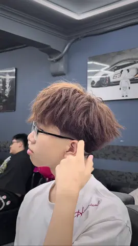 ✨ Layer texture & nâu trầm & taperfade✨#LayerTexture #nhuomtoc #taperfade #hairstyle #xuhuong 