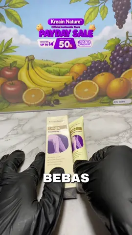 Kreain nature legs soothing cream #kreainnature #soothinggel #gelherbal #legssoothingcream #promomakangajian 