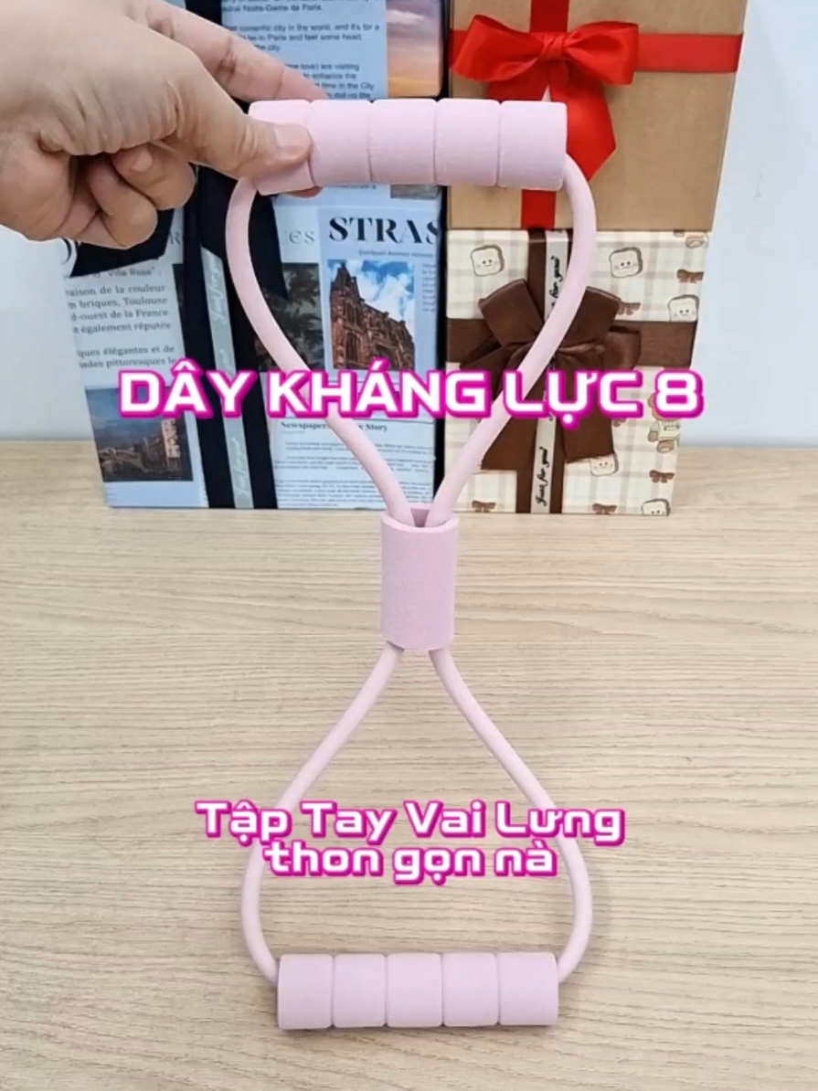 Tay Vai Lưng đẹp hơn cùng Dây kháng lực số 8 #thethaomoingay #khoedepmoingay #viralvideo #daykhangluc #daykhangluctapgym 