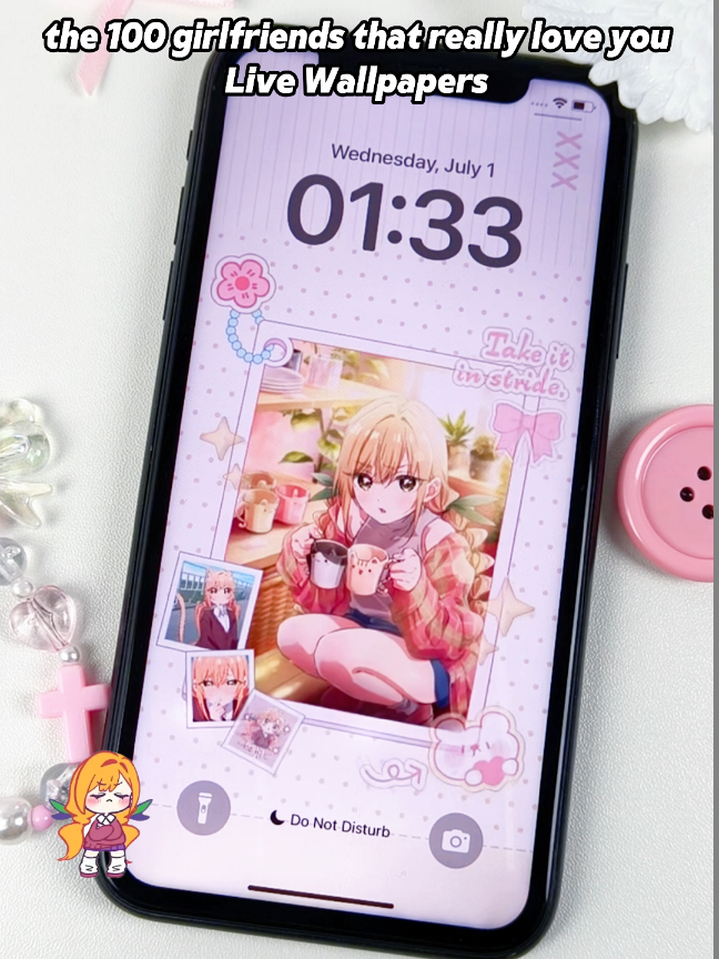 #100girlfriendsthatreallyreallyloveyou #goutobunnohanayome #kiminokotogadaidaidaidaisuki #the100girlfriendswholoveyou #livewallpaper