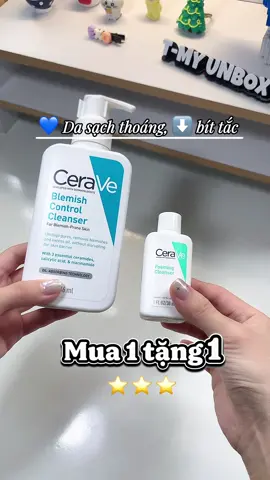 Cơ hội quá hời để sở hữu #CeraVe Blemish Control Cleanser, nhanh tay trước khi hết ưu đãi. #ceravepartner #blemishcontrol #suaruamat #tmyunbox 