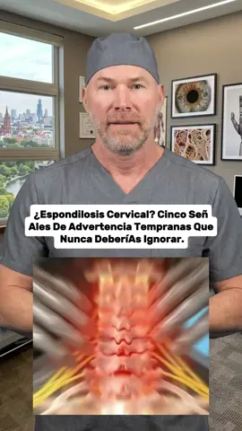 ¿Espondilosis cervical? Cinco señales tempranas de advertencia que nunca deberías ignorar. #salud #saludmental #consejosdesalud #usa #usa_tiktok 