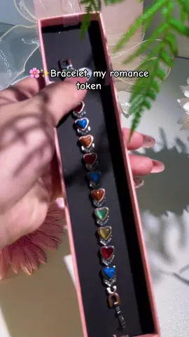 🌸✨Bracelet, my romance token 🩵#fashion #bracelet #Love #giftforher #SummerVibes 
