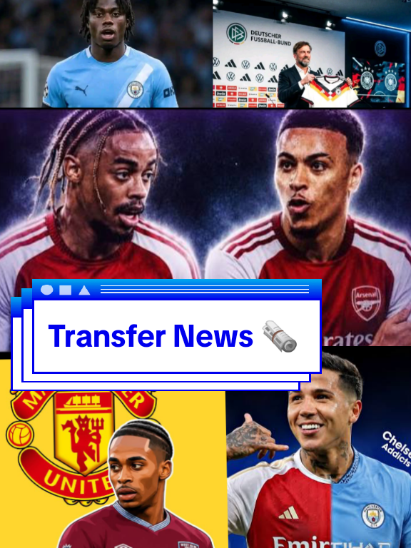 Transfer News 🗞️ Arsenal Man City Man United Spurs Germany  Chelsea  (Morgan Rogers Barcola,Enzo Fernandez, Jeremy monga, Summerville) #fyp # #mayengohassanelhassanova #arsenal #manchesterunited #mancity 