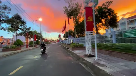 Hoàng hôn chiều Phước Long #phuoclongbaclieu #94baclieu 