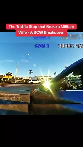 The Traffic Stop that Broke a Military Wife - A BCW Breakdown #cops #policeofficer 
