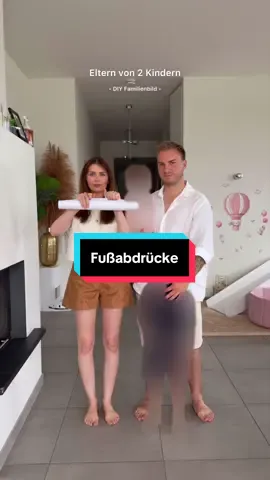 Wie schön ist es bitte geworden oder?🥹❤️ #mama #DIY #familie #fußabdruck 