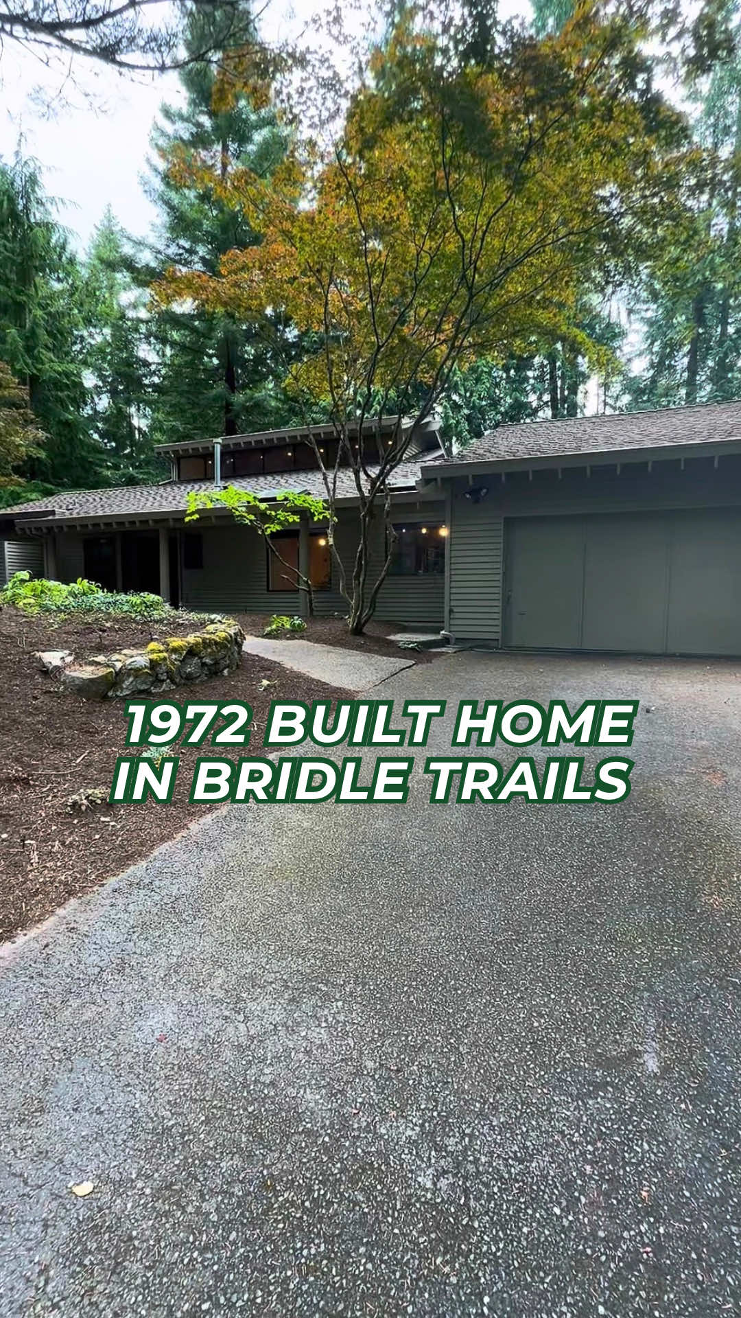 This 1972 built NW Contemporary in Bridle Trails just hit the market for $1,999,990 Listing Courtesy Stacy Hecht, ReMax 👉 Follow along for all the latest Seattle area news, developments, and unique home tours! 🏡 Have real estate questions, or looking to buy or sell a home in Seattle or the outlying suburbs? 😃 I’m happy to help! I’ve been a licensed Realtor for 10 years now and love helping people make the move in and around the Seattle metropolitan area.  👆 Feel free to click the link in my bio to get started.  #seattle #livinginseattle 