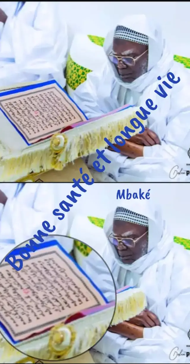 Serigne Touba a laissé 3 invocations ultra-courtes que presque personne récite. Une au réveil, une avant de manger, une au coucher. Celle du réveil tient en une ligne : 