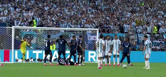 Argentinien Vs Kap verde Messi freekick today #fyp #football #worldcup 