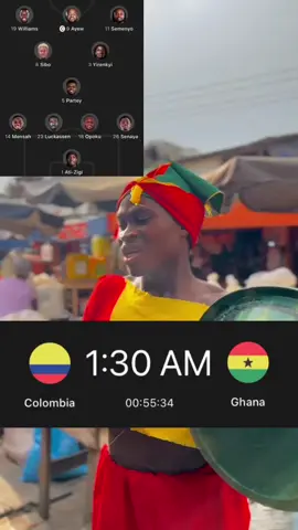 Ghana 🇬🇭 vs Colombia 🇨🇴 