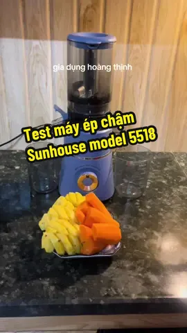 Máy ép chậm Sunhouse 5518 tích hợp làm kem trái cây #mayep#mayepcham #mayeptraicay #mayephoaqua #mayepchamsunhouse 