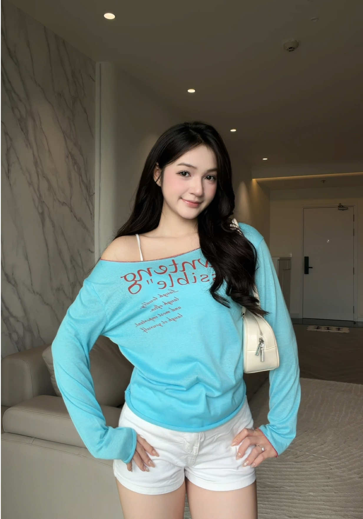 Tone xanh hot hit #aoxinh #thoitrangnu #reviewlamdep #tiktokshop77 #summeroutfit 