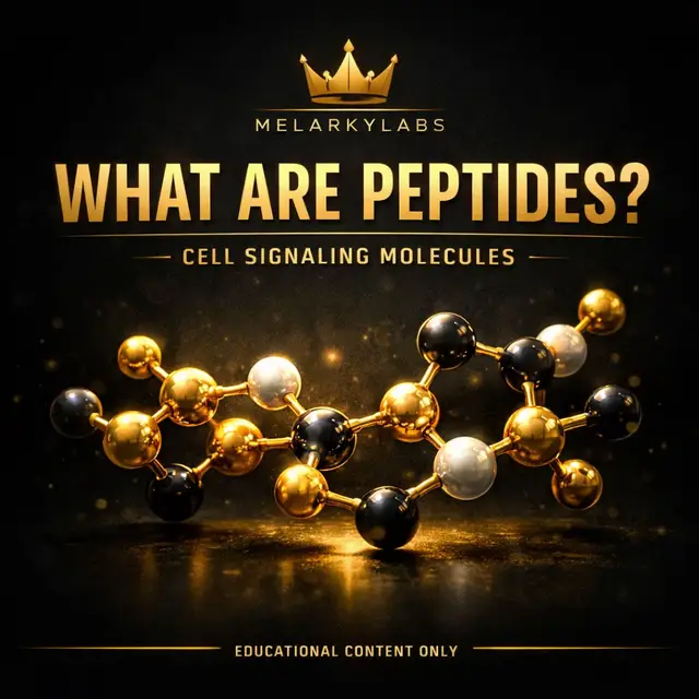Most people hear the word “peptides” but never learn what they actually are. This quick breakdown covers: • What peptides are • How cell signalling works • What systems they interact with • Why they’re such a major topic in modern research Follow for evidence-based peptide education, performance science, and optimisation content. 📲 Join the MelarkyLabs Telegram for deeper educational breakdowns and protocols. #peptide #peptidesaustralia #researchpeptides #peps #australia 