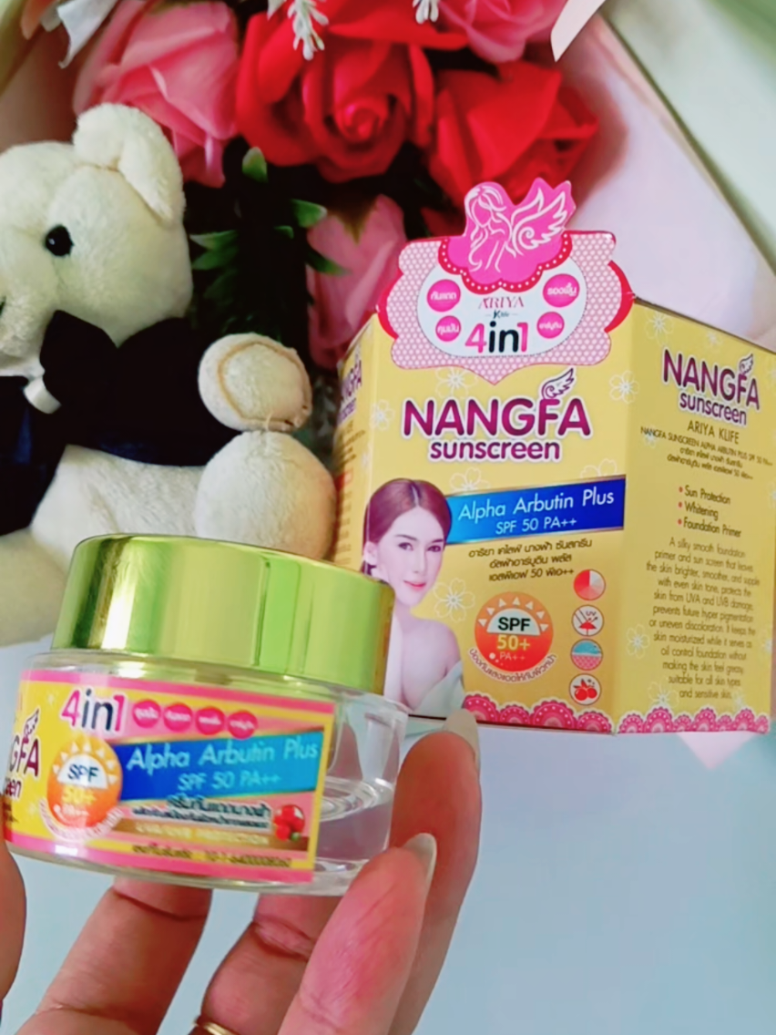 👉👉Kem chống nắng Nangfa thái,chống nắng tốt,che khuyết điểm cực đỉnh ☘️☘️  #kemchongnang #kemchongnangnangtone #xuhuong #fyp 