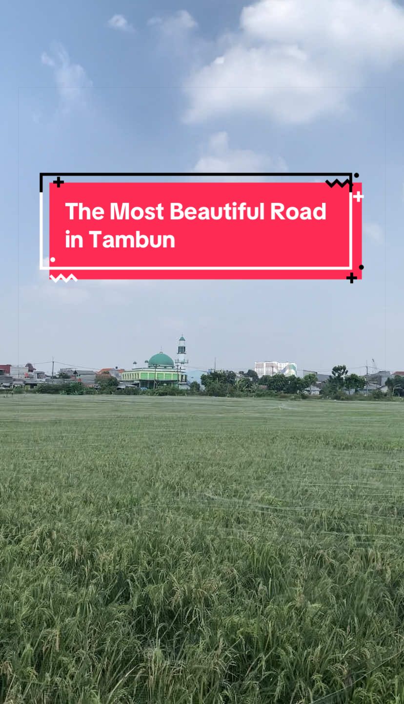 Salah satu jalan yang menjadi rute anak sekolah berjalan kaki pada masanya❤️ 📍Tambun, Kab.Bekasi, Jawa Barat. Suasana terkini di hari Sabtu, 4 Juli 2026 jam 13.30 WIB #wargatridaya #shortcut #coldplay #tambun #bekasi