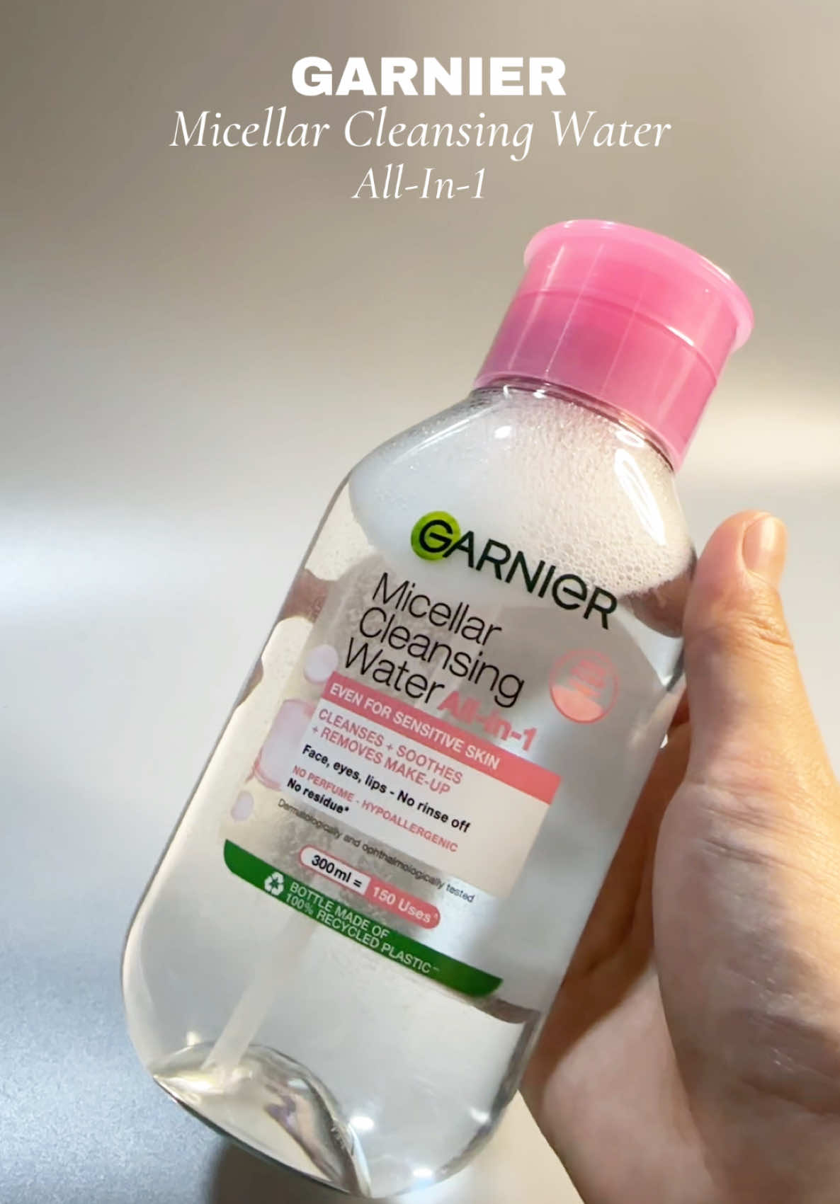 — Love the new pump packaging! So easy to use. ✨ @Garnier PH  #garnier #micellarwater #makeupremover #skincare 