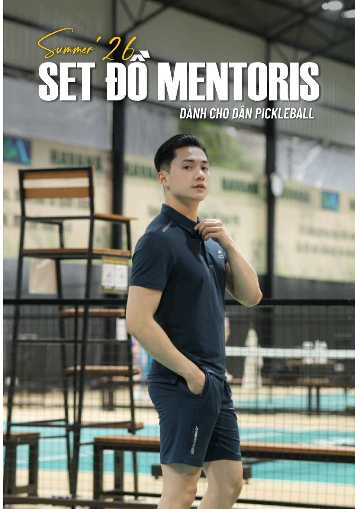 SET ĐỒ MENTORIS Dành Cho Dân Pickleball #mentoris #thoitrangnam #bothethaonam ##xh##sports