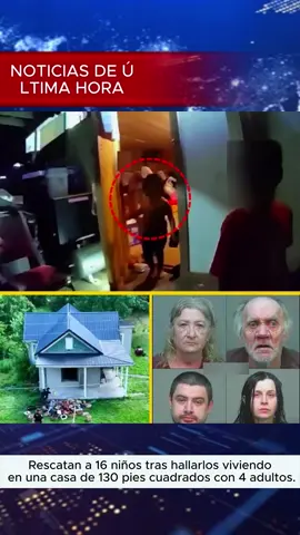 16 Kids Rescued AfterBeing Found Living In A1300sgft Home With 4Adults.#breakingnews#truecrime#fyp#ohio#columbusohio