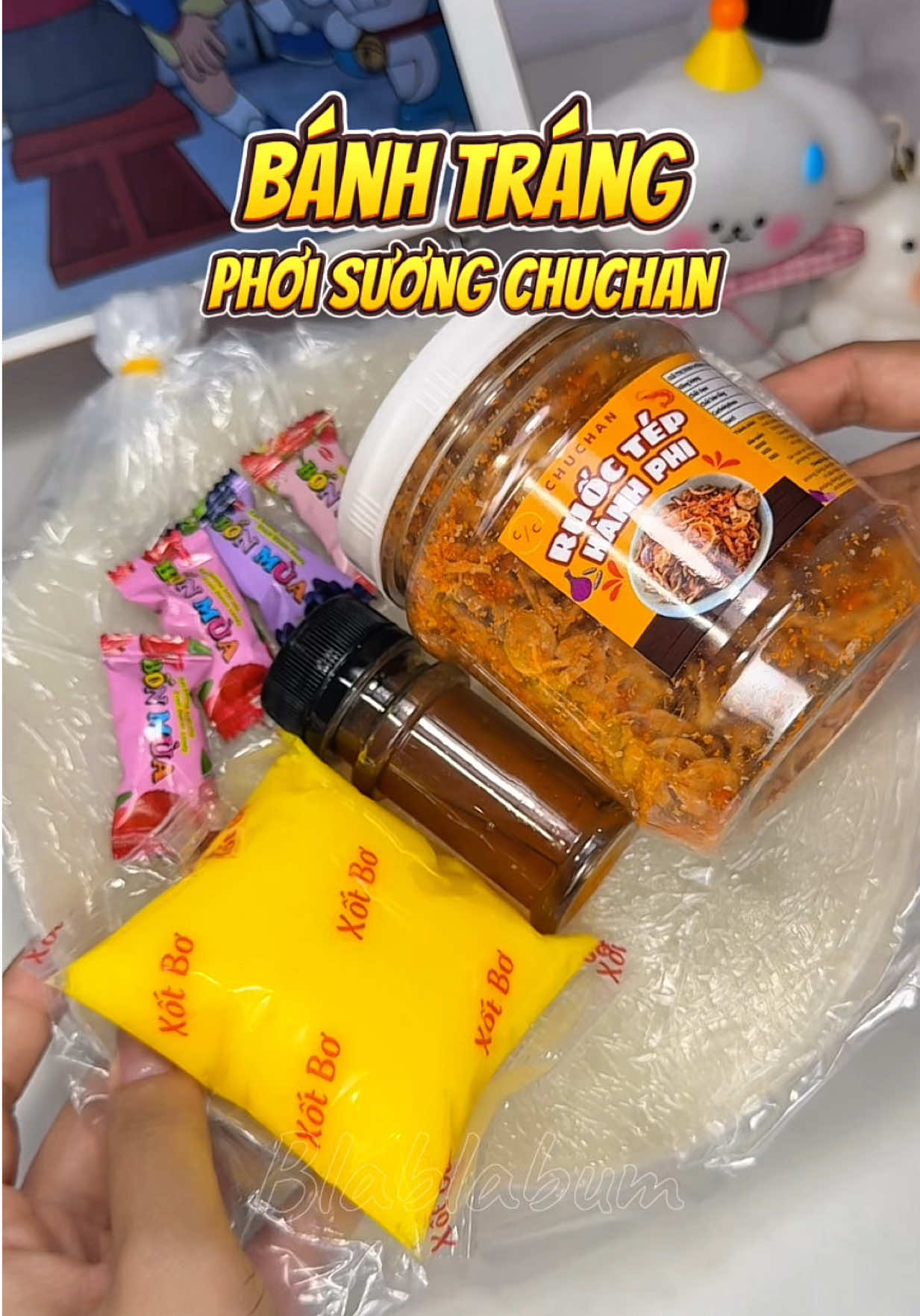 Bánh tráng phơi sương ChuChan  #chuchan #banhtrangphoisuong #banhtrang #anvat #ancungtiktok
