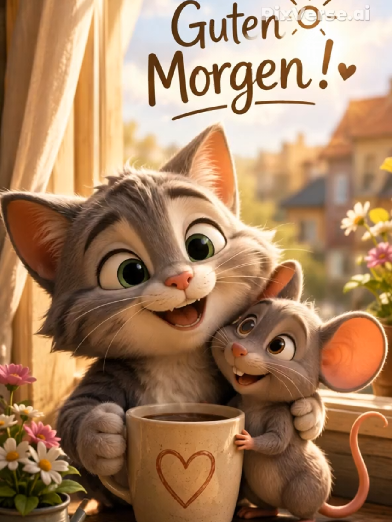 Guten Morgen! Heute wird gelächelt, gekuschelt und das Leben genossen. Hab einen zauberhaften Tag! #gutenmorgen #schönentag #goodmorning #happyday #haveaniceday 
