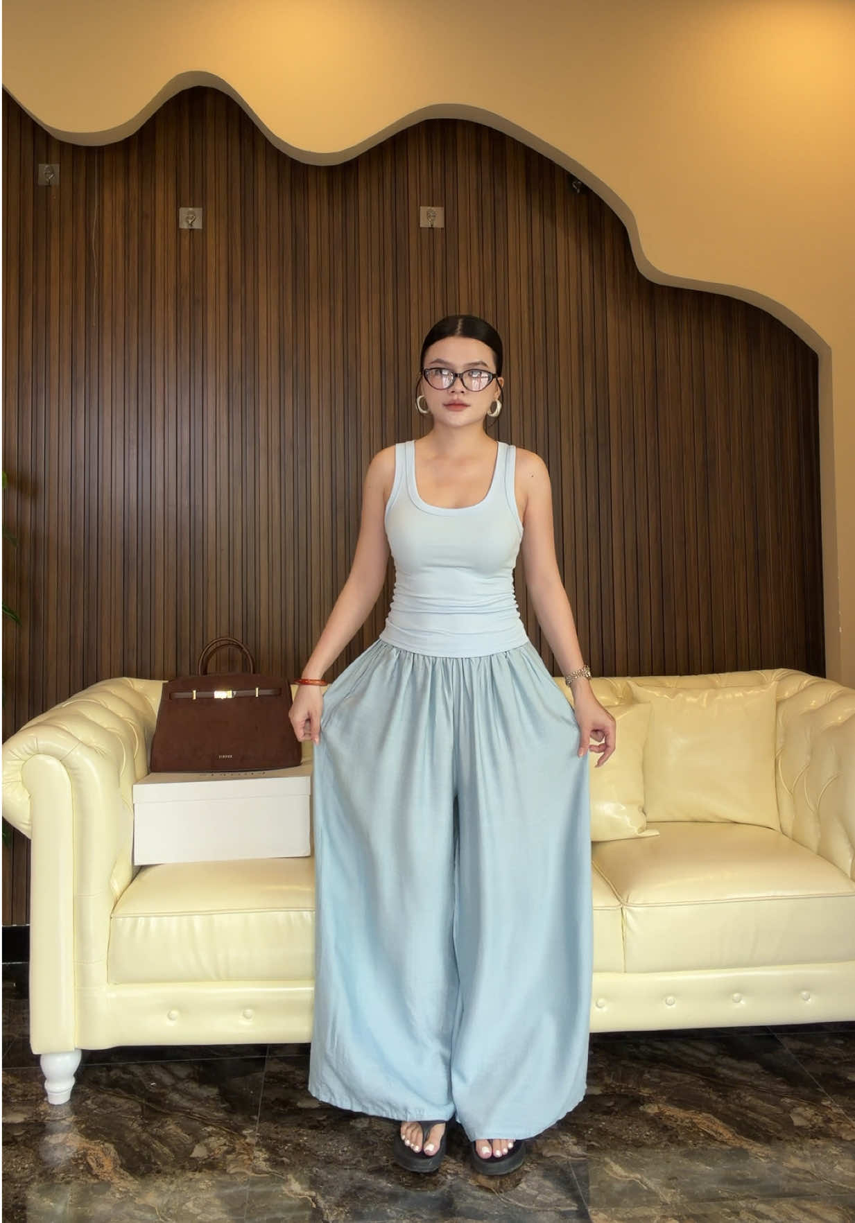 Set bộ áo thun quần đũi rộng thoải mái #setbo 