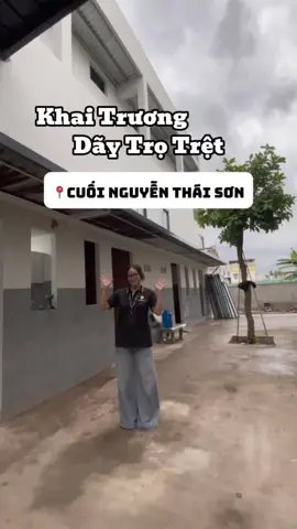 Khai trương dãy trọ trệt mới toanh siêu rộng ở được 4 - 5 người phù hợp cho gia đình hoặc nhóm bạn thân 😜 #phongtrogovap #phongtrogovapgiare #phongtrosinhvien #phongtrovanlang #phongtrogiare 