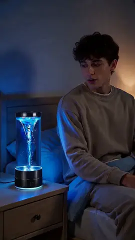 Colorful Gradient Smartbedside Table Lamp, USB Plug-In LED Night Light, Tornado Lava Lamp for Bedroom, Living Room, Dining Room, Gift Ideas #blinglamp #makeupbagwithlights #bedsidelamp #lighteddecor #luxurylighting #ledroomdecor #lednightstands #tablelamps #lednightlights #smartbulb