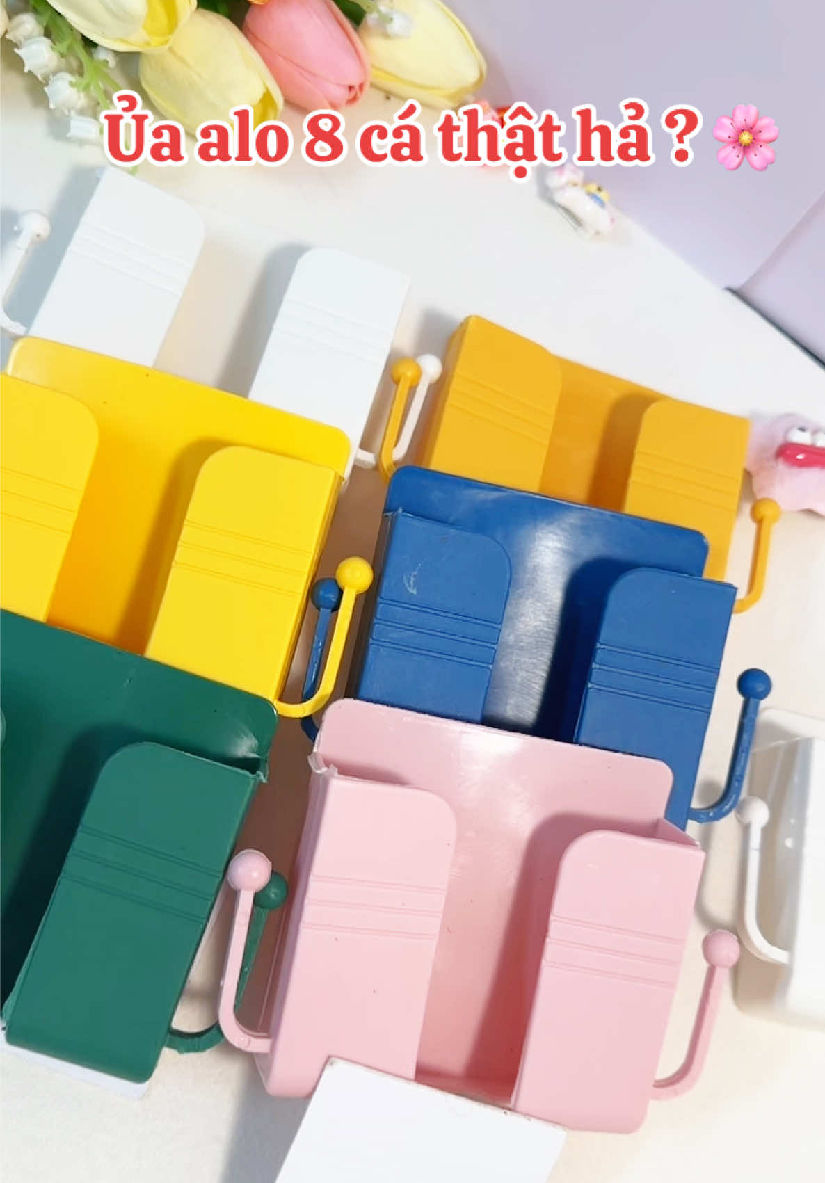 ✨ Mua vì tiện dùng rồi lại muốn mua thêm. Kệ nhỏ gọn, dán chắc, giúp góc sạc điện thoại ngăn nắp hơn hẳn. #kedienthoai #giadungthongminh #tiktokshop #shopeeaffiliate #viral 