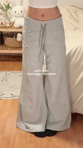 i love the way these sweatpants fit, they’re so cute and flattering!! 🧸🤍 #sweatpants 