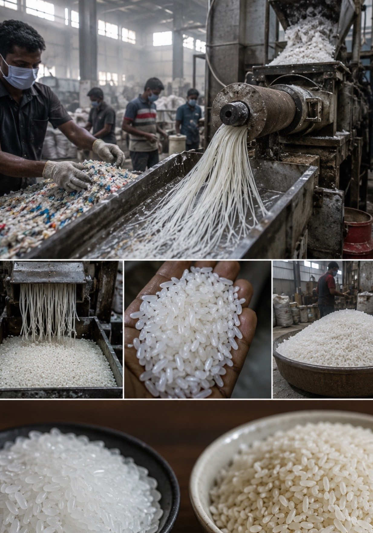 🍚 قبل أن تصدّق قصة “الأرز البلاستيكي”، هناك مشكلة كبيرة: لا يوجد دليل موثوق على وجود صناعة واسعة النطاق تنتج أرزاً مصنوعاً من البلاستيك ليُباع كغذاء. وقد تحققت جهات حكومية ومنظمات لتقصي الحقائق من هذه الادعاءات عدة مرات، ووجدت أن معظم المقاطع المتداولة تُظهر في الواقع حبيبات بلاستيكية صناعية (Plastic Pellets) تُستخدم في تصنيع المنتجات البلاستيكية، وليست أرزاً مخصصاً للأكل. والأمر منطقي اقتصادياً أيضاً. فإنتاج حبوب بلاستيكية ثم بيعها على أنها أرز سيكون غالباً أكثر تكلفة وتعقيداً من بيع الأرز الحقيقي. لذلك تُصنف معظم قصص “الأرز البلاستيكي” المنتشرة على الإنترنت على أنها شائعات أو معلومات مضللة. لكن يبقى السؤال مثيراً للاهتمام: لو وُضع أمامك وعاءان متشابهان تماماً، هل ستتمكن من معرفة الفرق من النظرة الأولى؟ 🤔 #حقائق_غريبة #الأرز #معلومات #كشف_الحقائق #infoburst