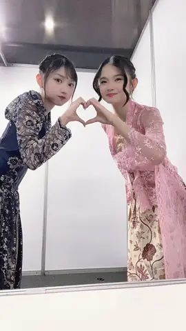 Pink biru kebaya 🩷💙　akhirnya bikin TikTok sama kak indah @Indah Cahya 