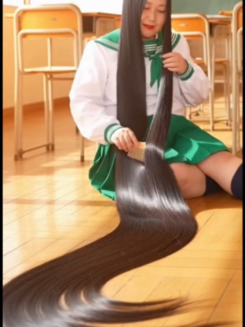 艶子40歳#ロングヘア #超ロングヘア #熟女 #longhair #superlonghair #mature