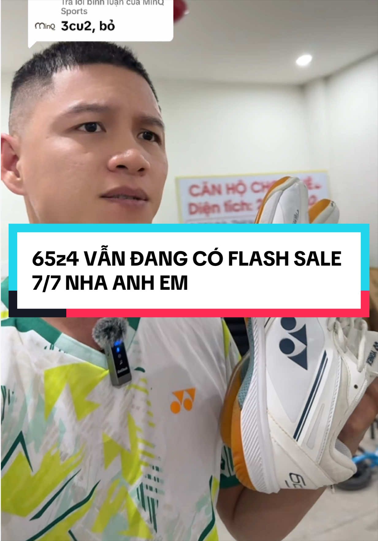 Trả lời @MinQ Sports Anh em check lại xem, vẫn đang sêu 2m4 đó! #65z4fixed #dailybadminton 