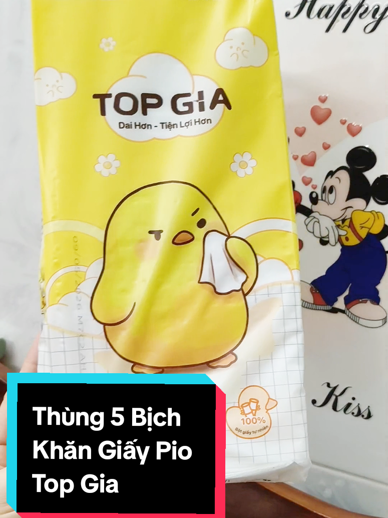 Thùng 5 Bịch Khăn Giấy Rút Pio Top Gia với 200 lần rút . #Hoa Trần Tích Cực  #khangiayrut  #dogiadung #xuhuong  #creatorsearchinsights 