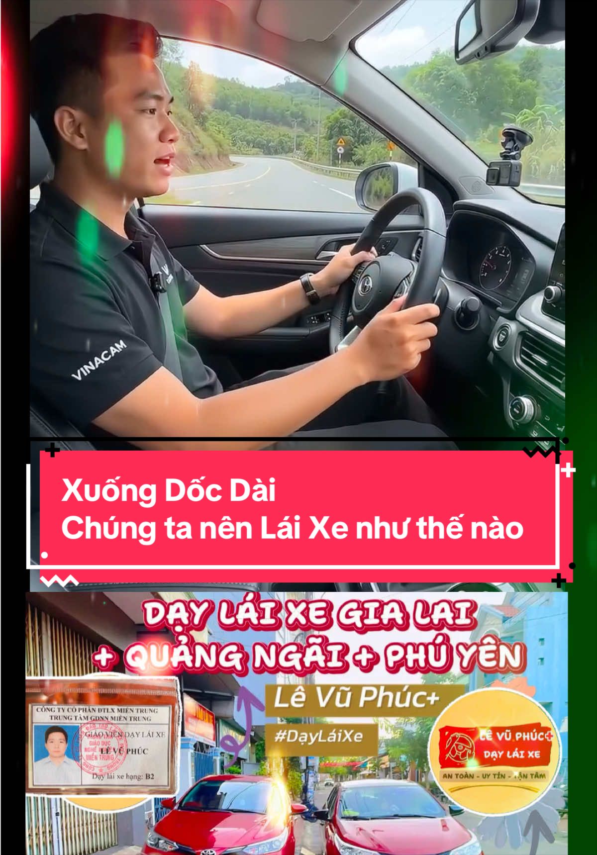 --------------------------------- + GV: Lê Vũ Phúc+  + Dạy lái Hạng B: Số Sàn & Số Tự Động + Dạy Lái Xe: Gia Lai + Quảng Ngãi + Phú Yên #viral_video #otomotif #LeVuPhucDaylaixe #binhdinh77 #hoclaixe 