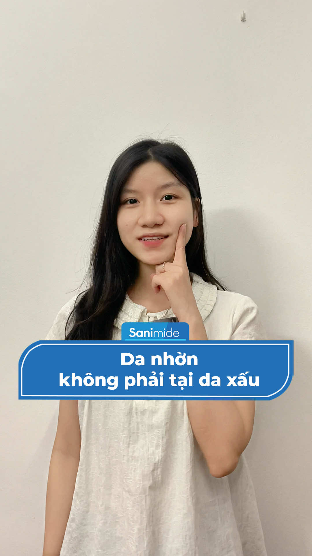Nhờn = da đang làm việc. Nhưng quá nhiều → tắc lỗ → mụn. Vấn đề không phải da bạn xấu — là cơ chế đang mất kiểm soát 🌿  #dadầu #reframe #sanimide #mùahè #skincaretips