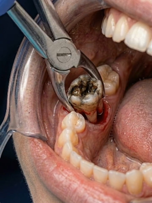 This Tooth Couldn’t Be Saved 😱 Tooth Extraction #shorts #dentist #dental #tooth #teeth #toothextraction #extraction #brokentooth #rottentooth #damagedtooth #dentalprocedure #dentistry #toothremoval #dentalcare #satisfying #asmr #medicalasmr #beforeandafter #viralshorts