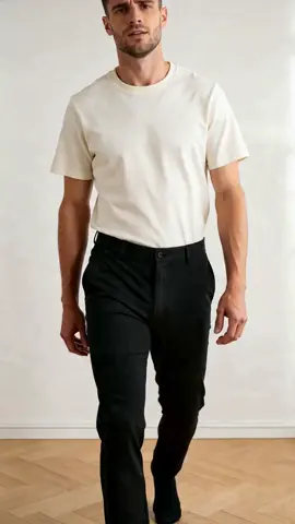Men's Simple Pleated Capri Pants, High-Waisted Wide-Leg, Comfortable for Commuting, Work, Daily Wear, Casual Style, All Seasons #caprisleggings #y2kbaggypantsformen #casualpant #caprisforwomen #casualbottoms #pantsuitsforwomen #fableticspants #casualpantsset #widelegpantsstyle #menswearbasics