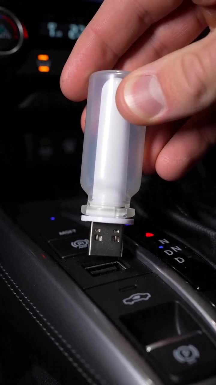 USB Car Interior LED Ambient Light – Touch Control Mood Light with 13 Color Modes, Dimmable LED Light Strip for Car, Nightstand, Camping, Party – Portable, Low Power(Clear LED) #3secondglow #fullcarlightkit #blinglamp #ledcloudlight #rechargeableundercabinetlighting #ledambientlightingcar #ledlightingdecor #lightingkit #newledlights #batterypoweredcarlight