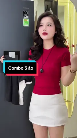 Phối đồ cùng áo thun có gu #aothunnu #aothunombody #combo3ao #thoitranghe #xuhuongthoitrangnu 