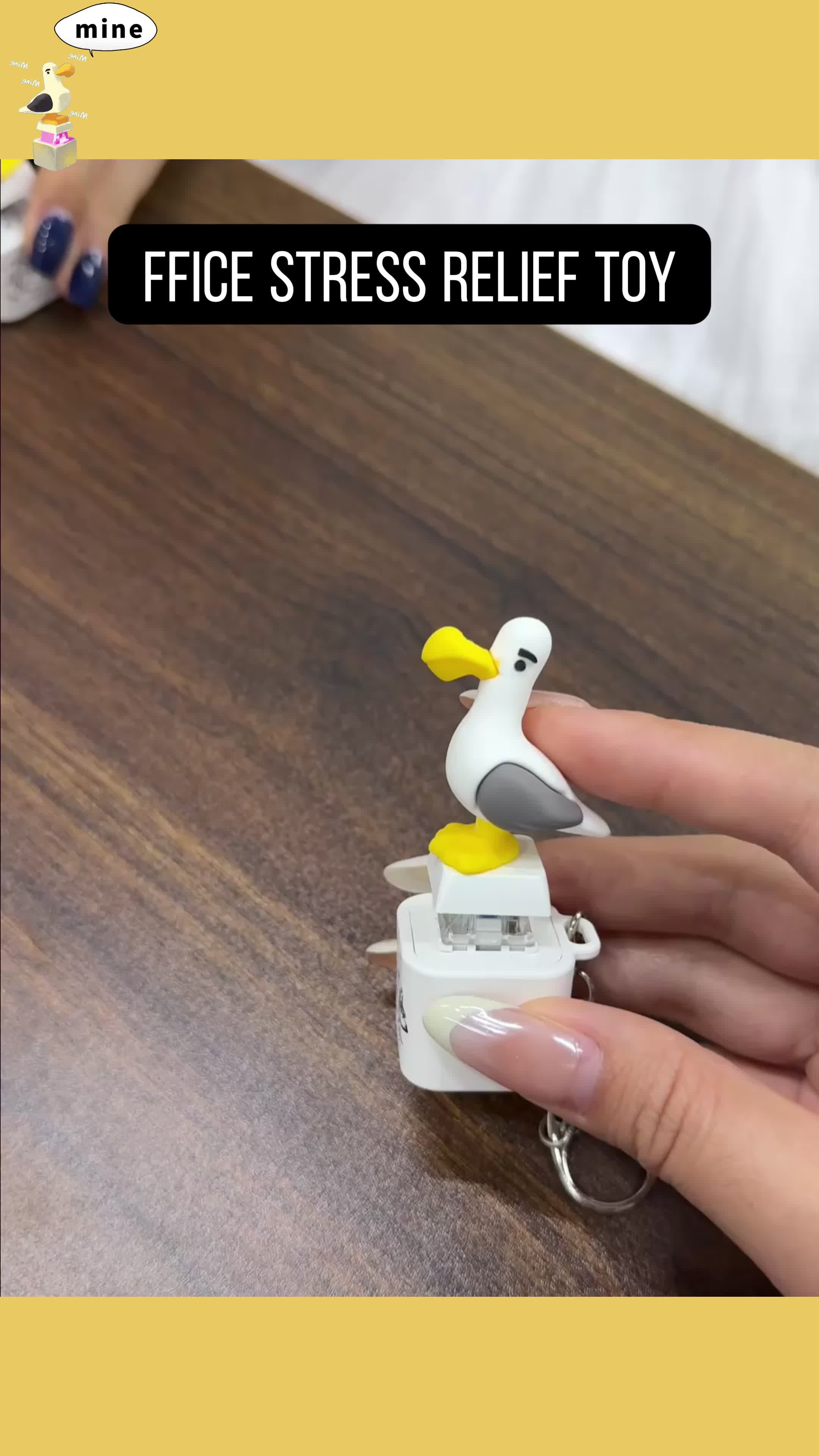 Seagull MINE! Schlüsselanhänger mit Knopf – echtes Geräusch und LED-Licht, lustiges interaktives Geschenk für Freunde und Familie, summerwins #gadgettipp #gadgetfunde #funnytoys #lastminutegeschenkideen #techproducts #strandgadgets #gadgetdeal #bellarelipplumper #festivalgadgets #homeelectronics