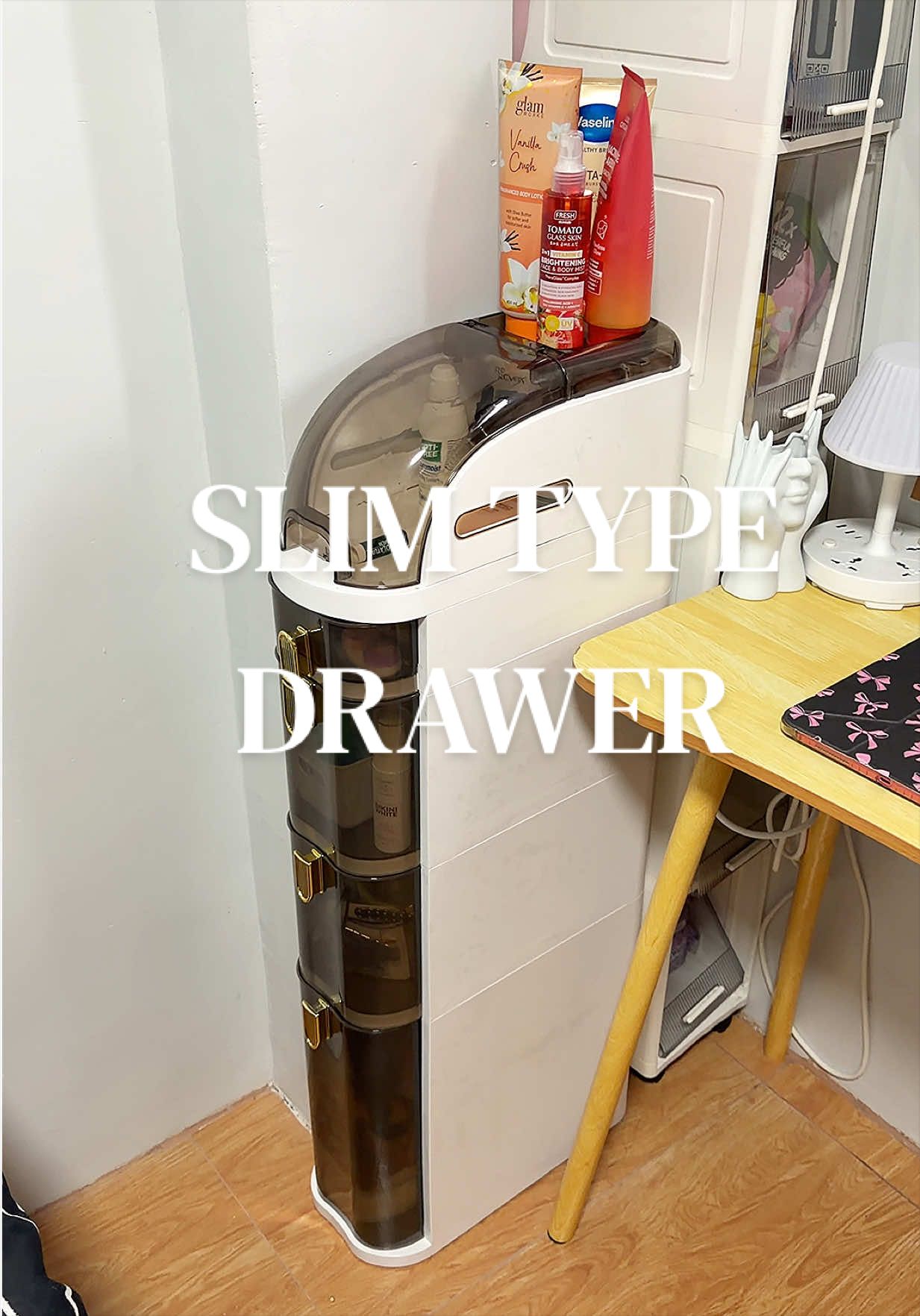 Space saver slim type cabinet drawer #slimdrawer #slimdrawercabinet #spacesaver 